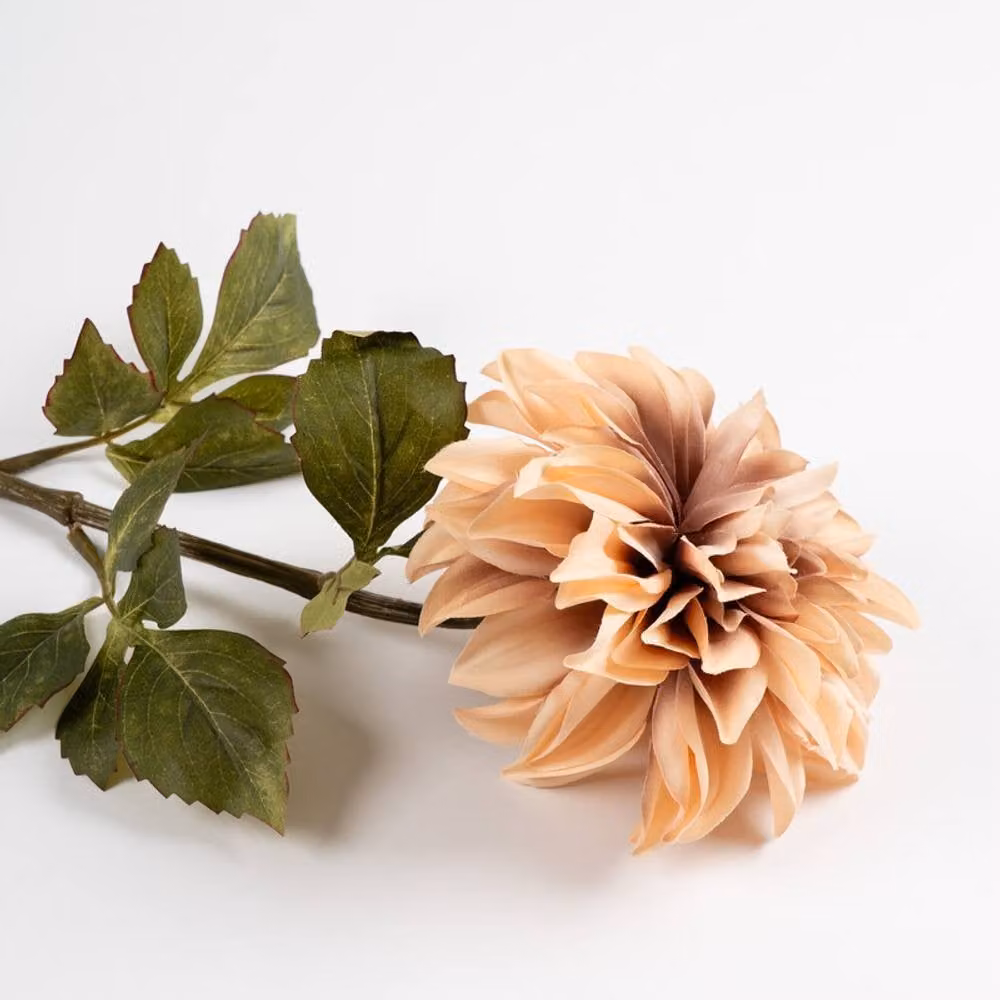 Scottish Everlastings Ltd Pink Dahlia Flower Stem Set of 3, Height: 70 cm – 2