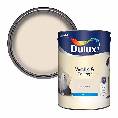 Dulux Matt Dispersion Emulsion Paint in Beige, 5 Litres