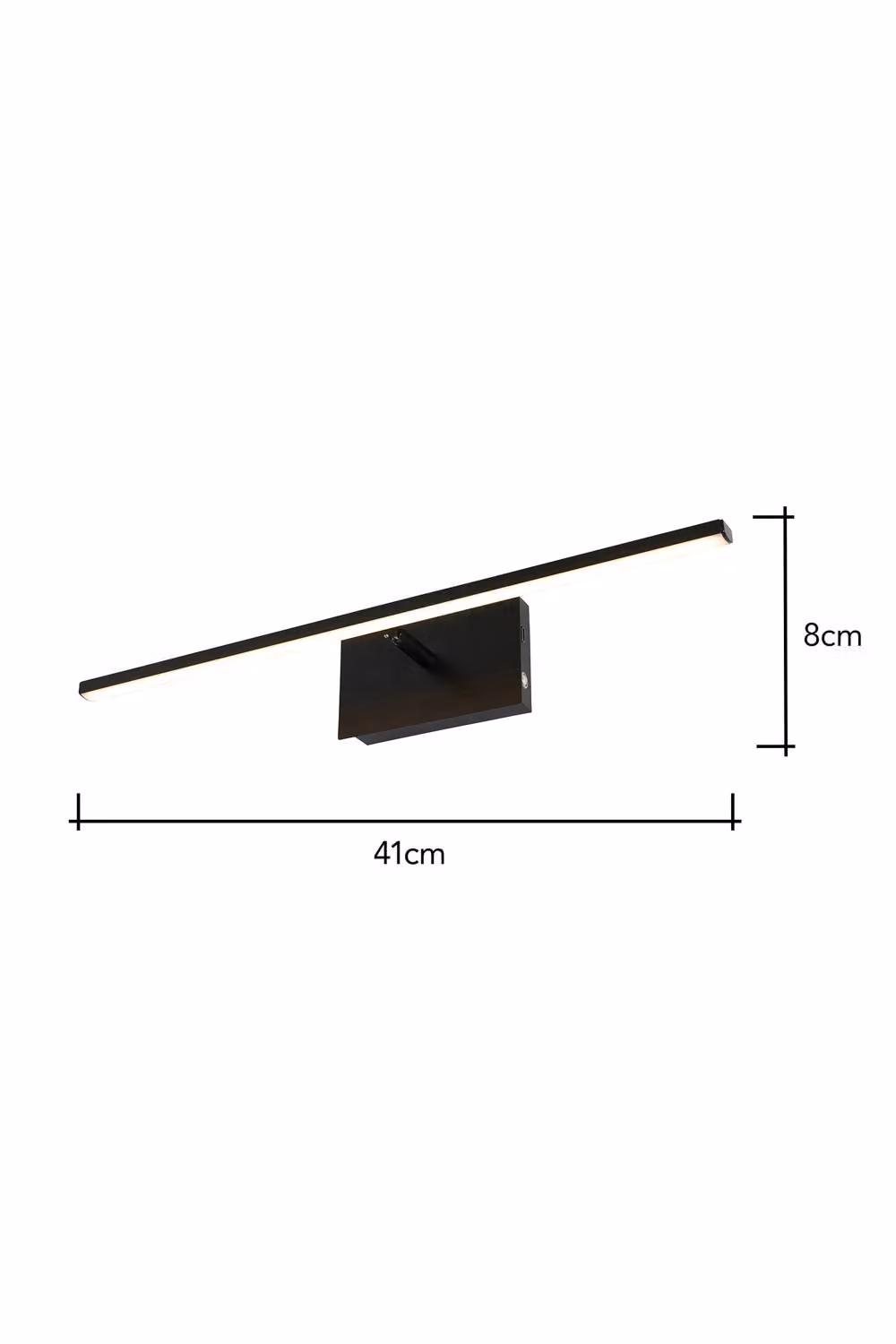 BHS Lighting Dougie Rechargeable LED Picture Wall Light in Black – 3