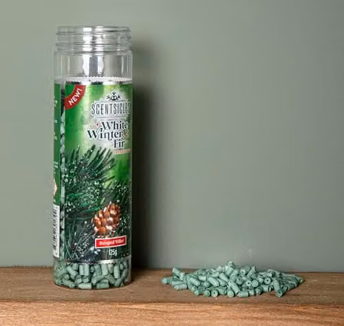 Samuel ALEXANDER White Winter Fir Scentfetti Christmas Decoration, 125g – 3