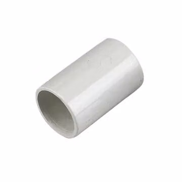 FloPlast White Plastic Overflow Pipe Coupling 21.5mm