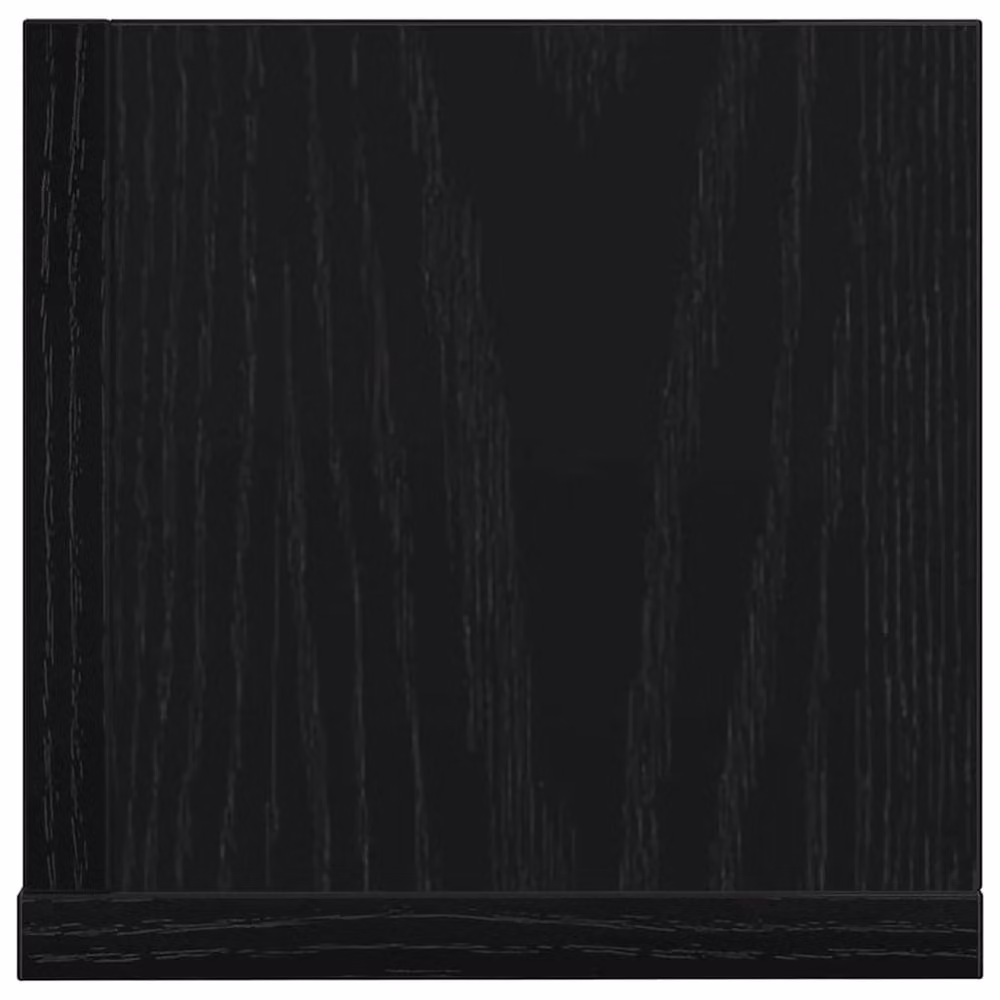 Berkfield Home Wall Mounted Shelves, 2 Pack, Black MDF, W: 100 cm, D: 16.5 cm, H: 16.5 cm – 4