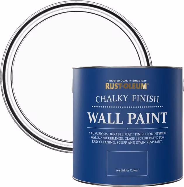Rust-Oleum Moonstone Matt Water-Based Chalky Wall Paint, 2.5 l