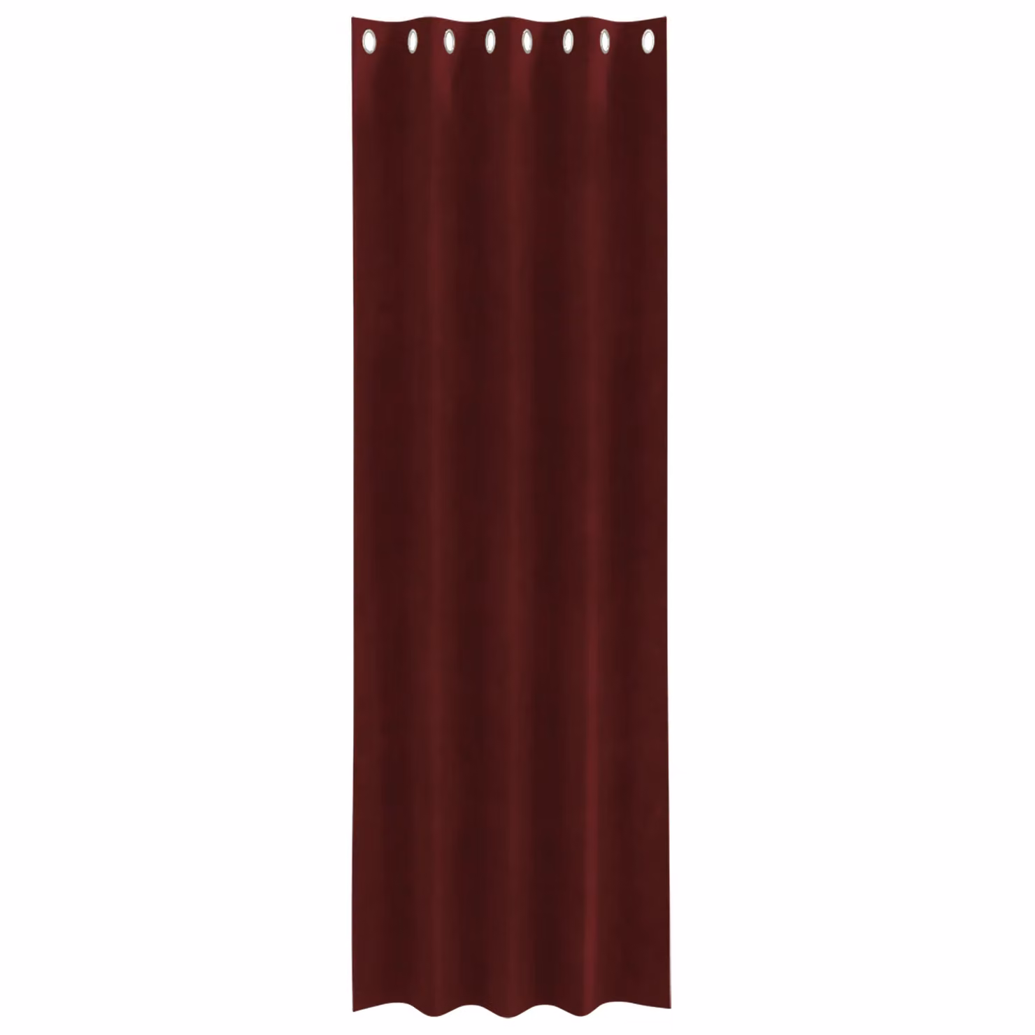 Berkfield Home Wine Red Velvet Blackout Eyelet Curtains, 2 Pack – 2