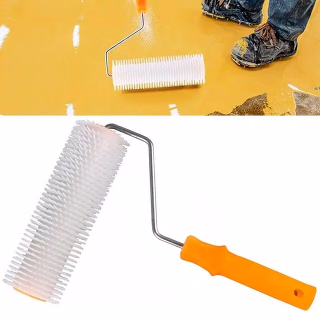 SPETLEK Spiked Aeration Roller in White, W: 1000 cm, D: 52 cm