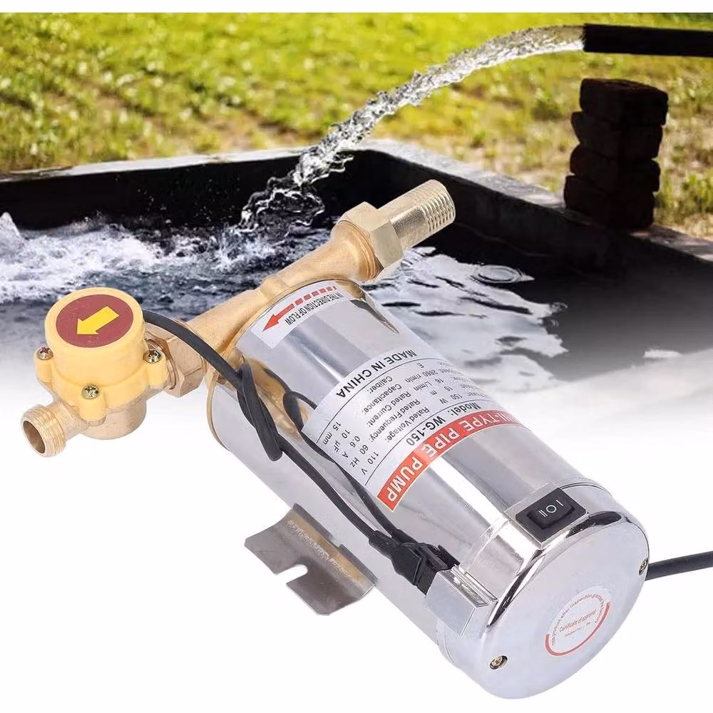 SPETLEK Automatic Water Pressure Booster Pump in Silver – 2