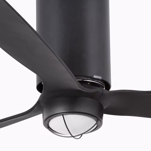 Faro Barcelona Netlighting MiniTube LED Ceiling Fan in Black with Remote Control and Warm White Light – 3