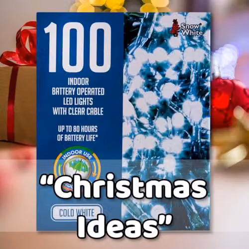 VFM e-Store Cool White Christmas String Lights with 100 Bulbs and 8m Length – 6
