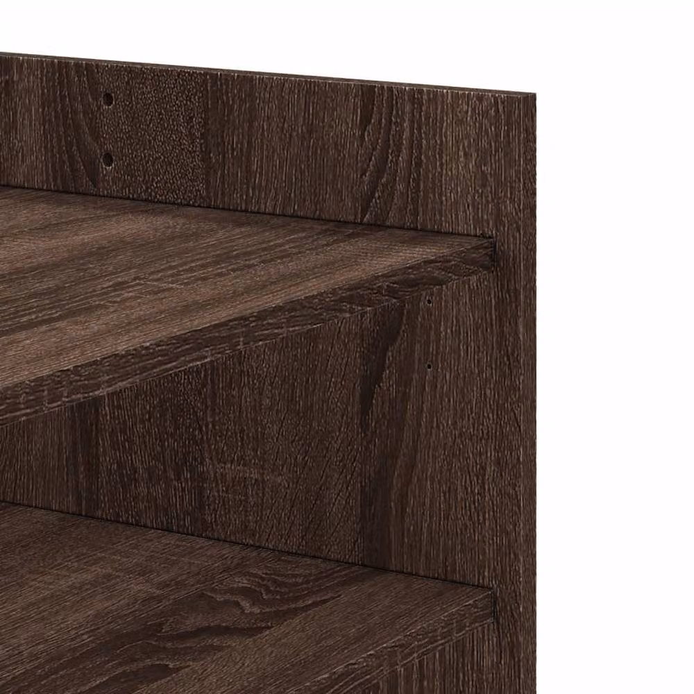 Berkfield Home Modern Brown Oak Coffee Table, W/D/H: 80 x 50 x 50 cm – 6