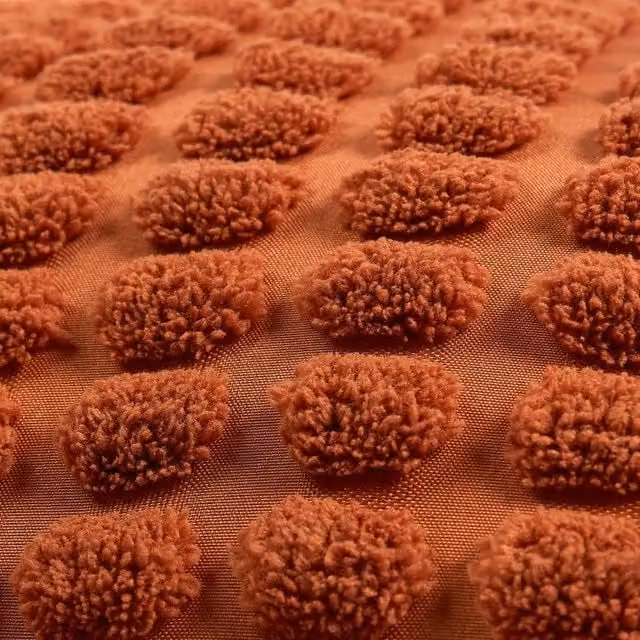 OHS Bobble Textured Cushion Covers in Rust, Pack of 4