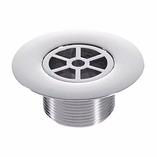 McAlpine 1 inch Standard Round Shower Waste in CP Brass, 85mm
