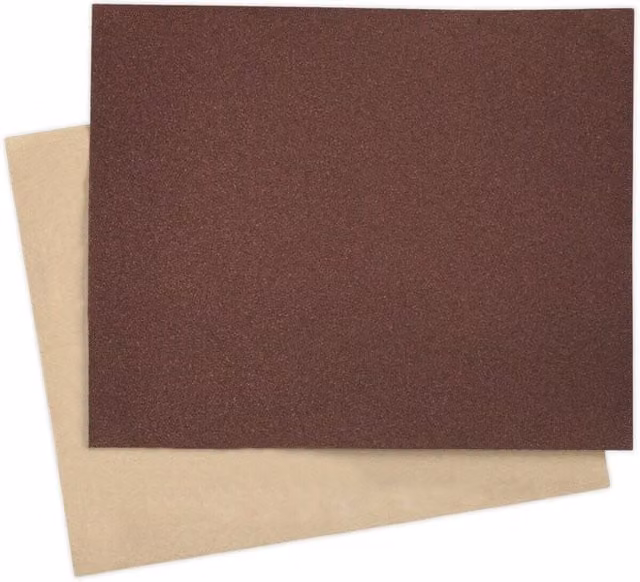 Loops 25 Pack Brown Aluminium Oxide 60 Grit Abrasive Production Paper, W: 23 cm x H: 28 cm