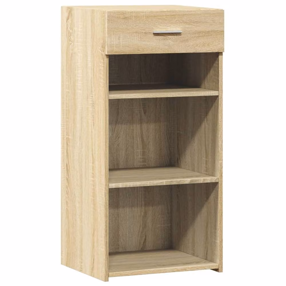 Berkfield Home Sonoma Oak Sideboard in Beige, W: 45 cm, D: 42.5 cm, H: 93 cm – 3