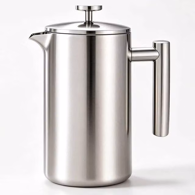 PAWNORA Silver Stainless Steel Coffee and Tea Filter Maker, 600ml – 1