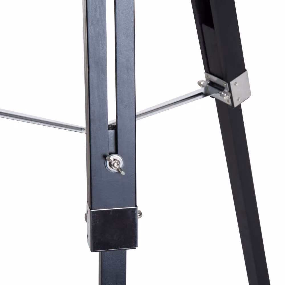 Wyld Haus Cono Adjustable Tripod Spotlight Floor Lamp in Black and Gold/Brass, H 152 cm – 7
