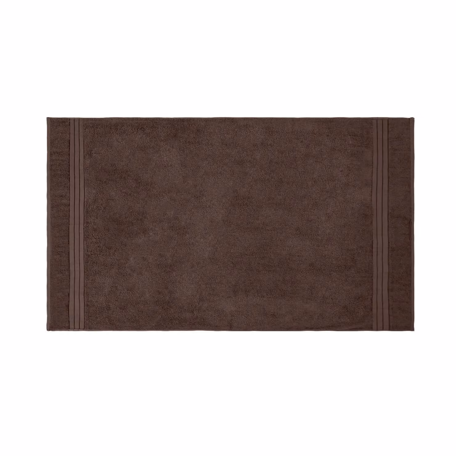 OHS 2 Pack of Fluffy 100% Cotton Bathroom Bath Towels in Brown – 3