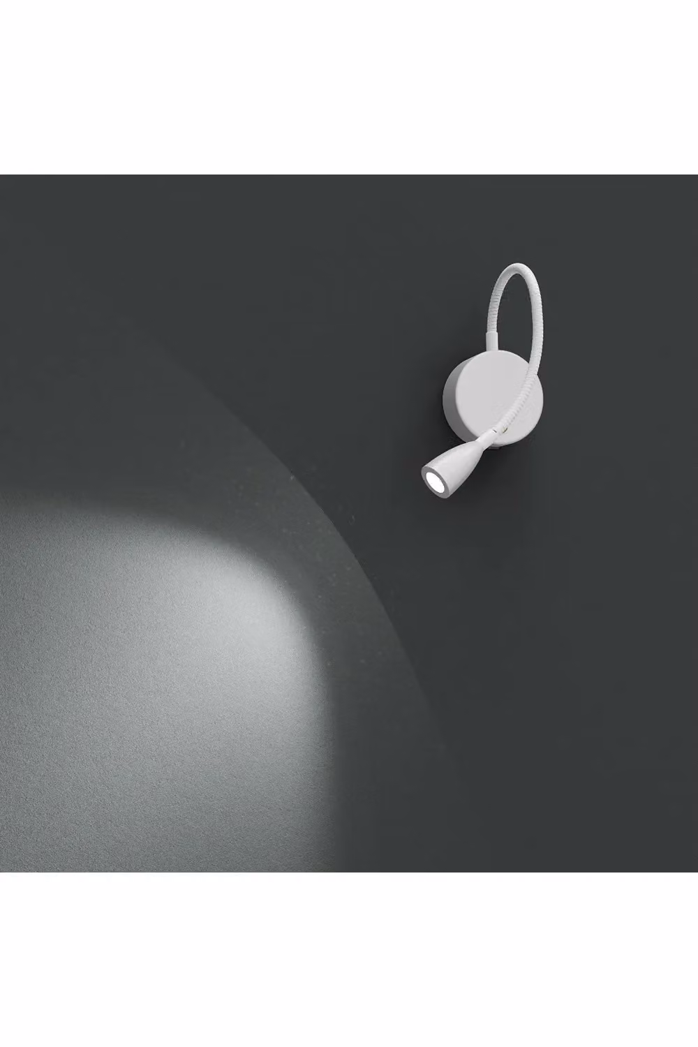 CGC Lighting Matilda White Adjustable Dimmable LED Rechargeable Magnetic USB Reading Wall Light – 2
