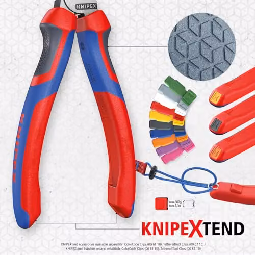 Knipex Combination Pliers in Red and Black – 3