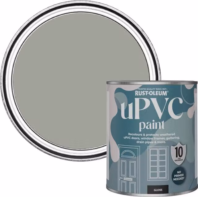 Rust-Oleum Gloss Finish UPVC Paint in Green, 0.75 l
