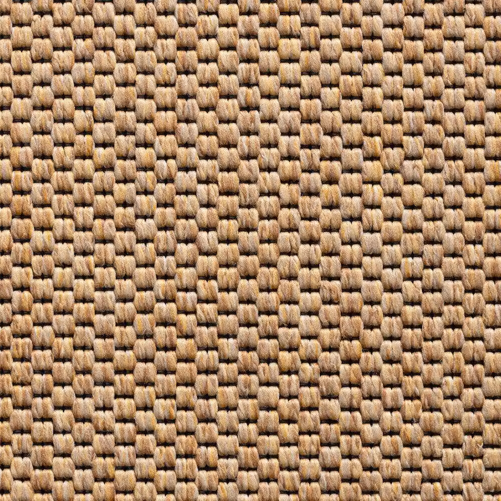 RainbowHome Marlowe Stair Runner in Brown and Beige with 100% Cotton Butterscotch Border, W: 70 cm, L: 650 cm – 3