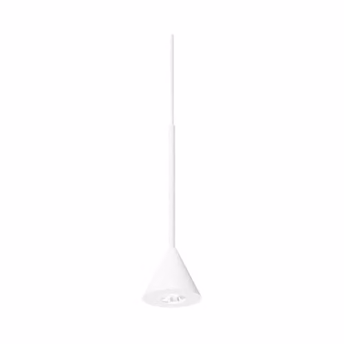 Ideal Lux Archimede Integrated LED Cone Pendant Ceiling Light in White, 250Lm, 3000K Warm White