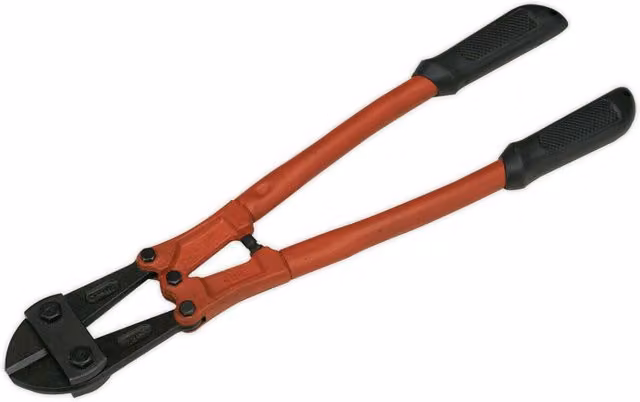 Loops 450mm Bolt Cropper with Red Rubber Grips and Chromoly Steel Jaws