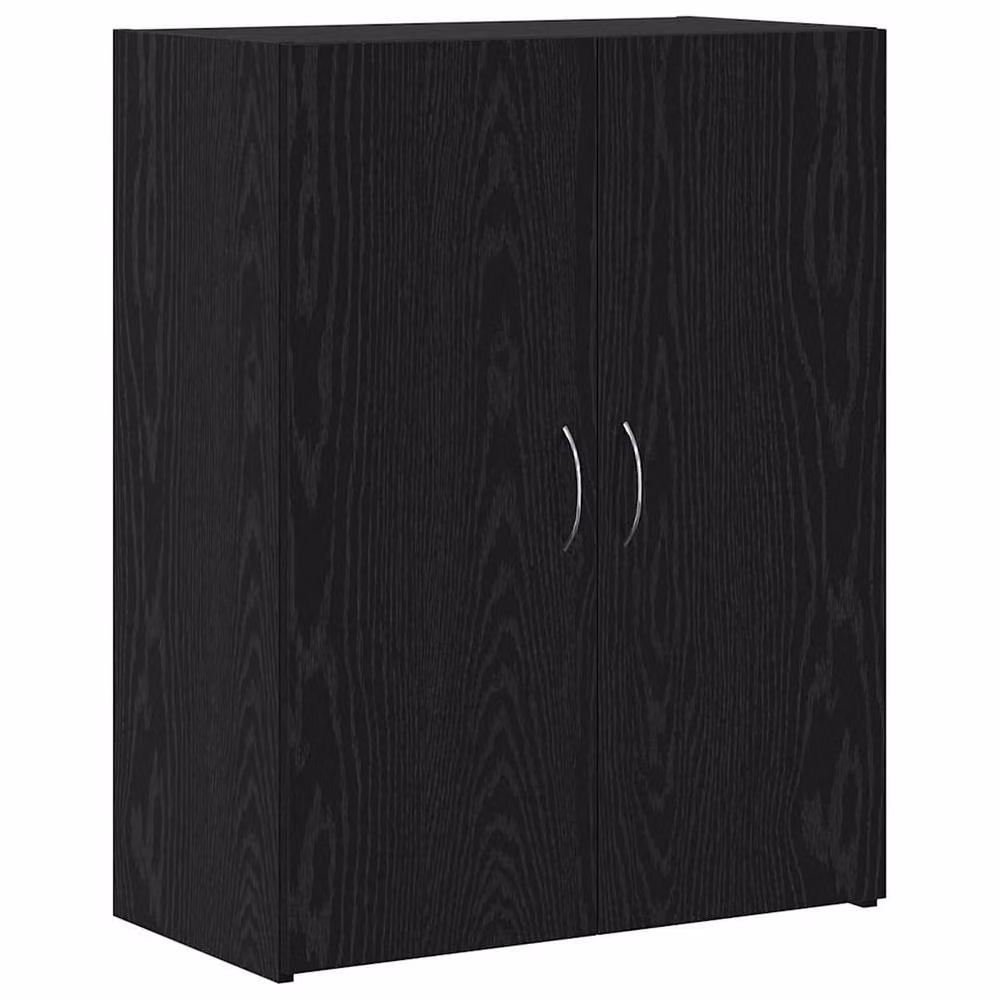 Berkfield Home Office Cabinet in Black Oak, W: 60 cm, D: 32 cm, H: 77.5 cm – 3