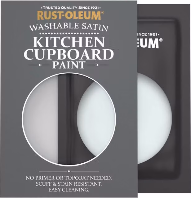 Rust-Oleum Kitchen Cupboard Satin Finish Tester Sachet in Marcella Blue, 10ml