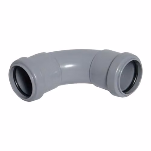 FloPlast Grey Pushfit Waste Pipe Bend 40mm