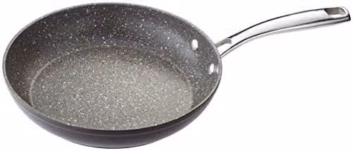 Stellar Rocktanium Non-Stick Frying Pan, Silver/Grey, Diameter: 24 cm
