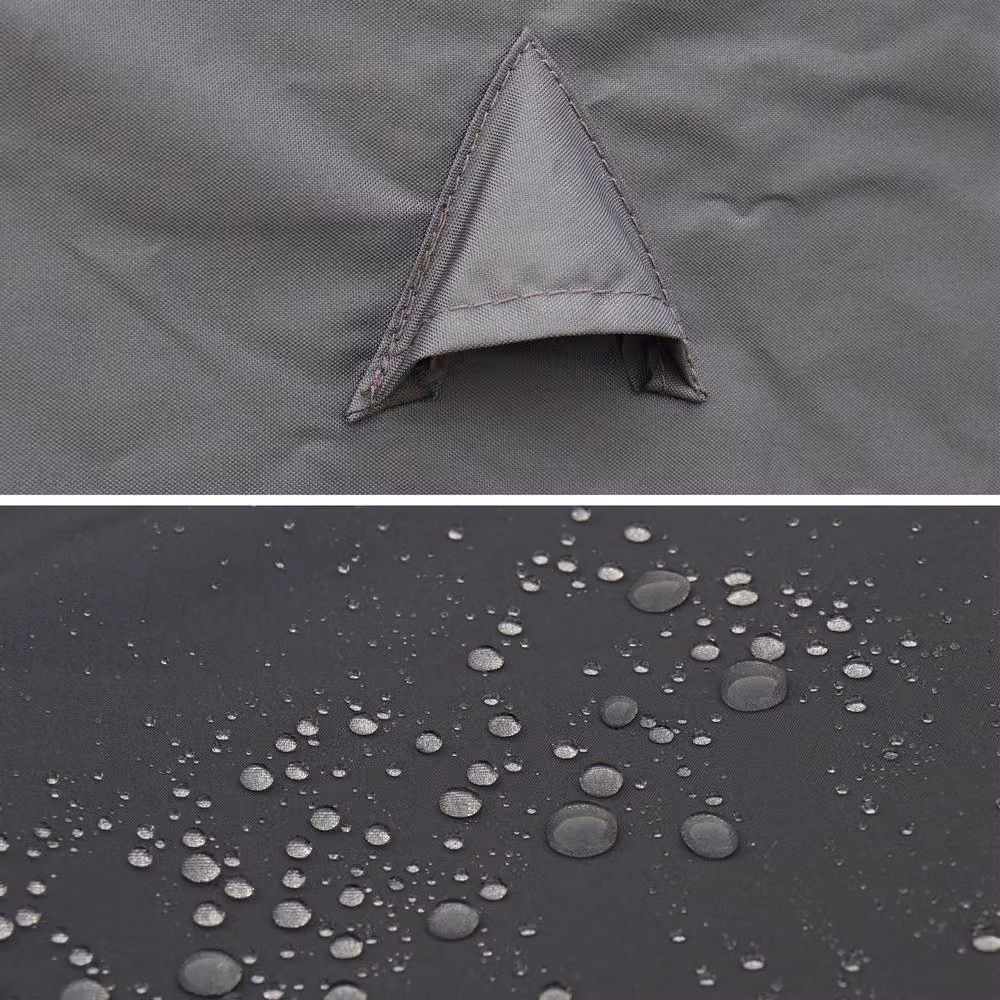 sweeek Vabo Water-Repellent Polyester Garden Table Set Protective Cover in Grey – 4