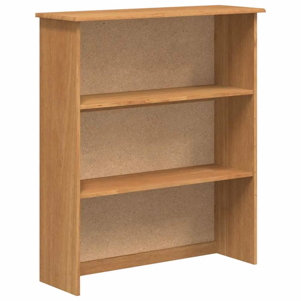 Berkfield Home ASKIM Solid Wood Pine Hutch in Brown, W/D/H: 91 x 30 x 104 cm – 2