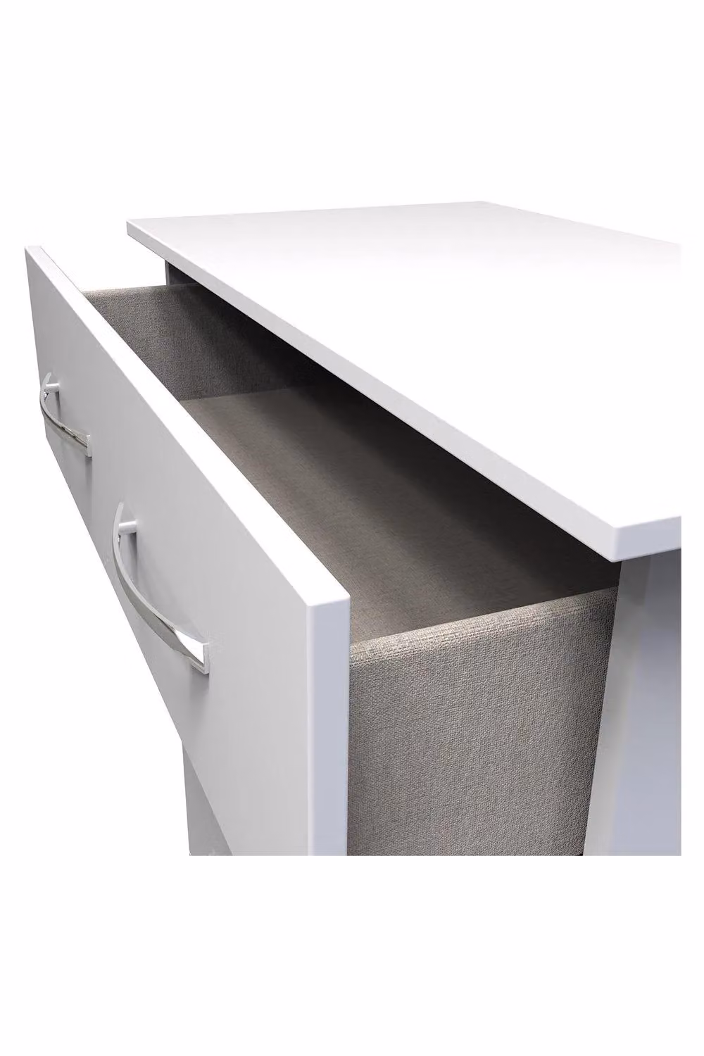 2 U Hampshire 5 Drawer Chest in White, Ready Assembled – 2