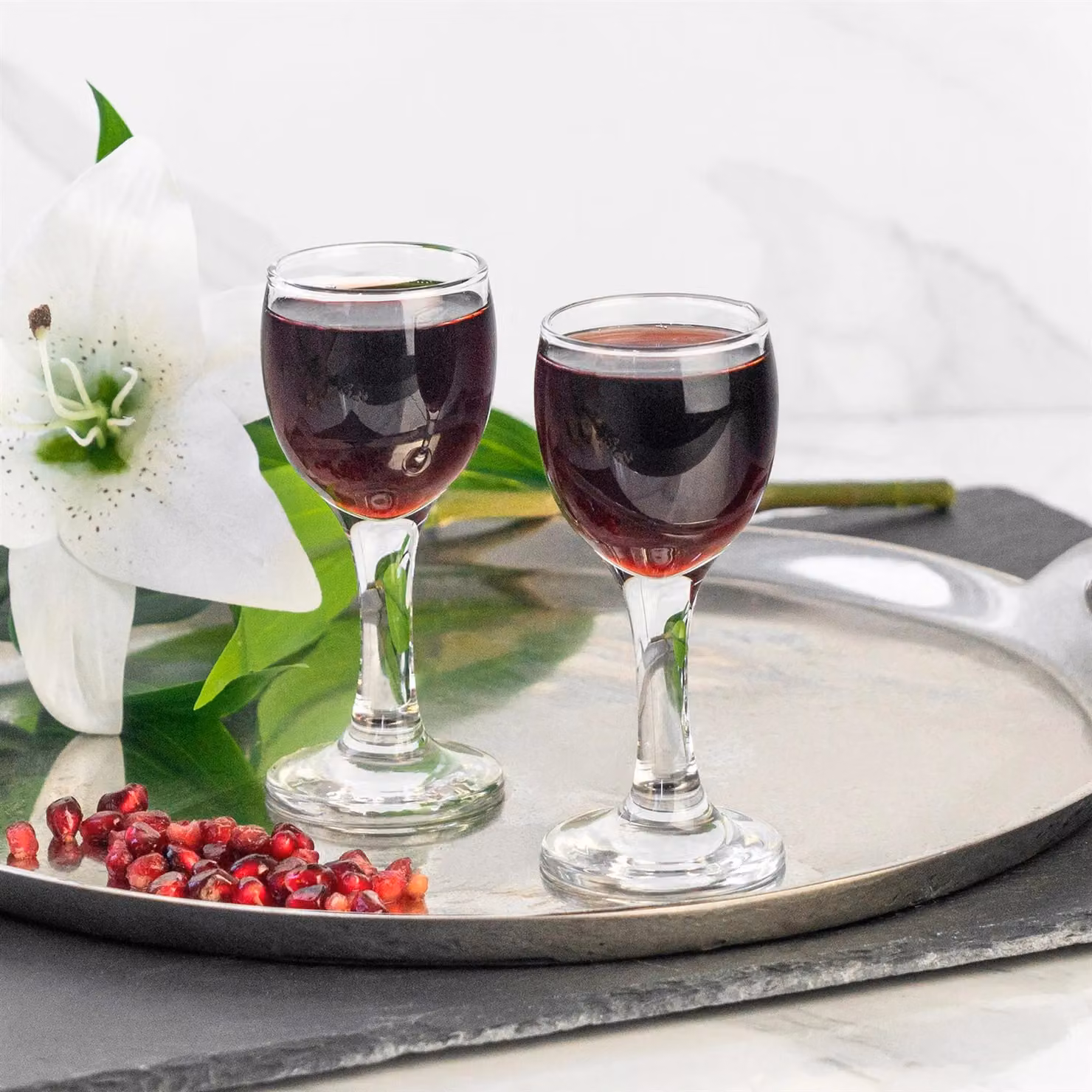 LAV Misket Sherry Wine Glasses, Clear, 55 ml, Pack of 6 – 3