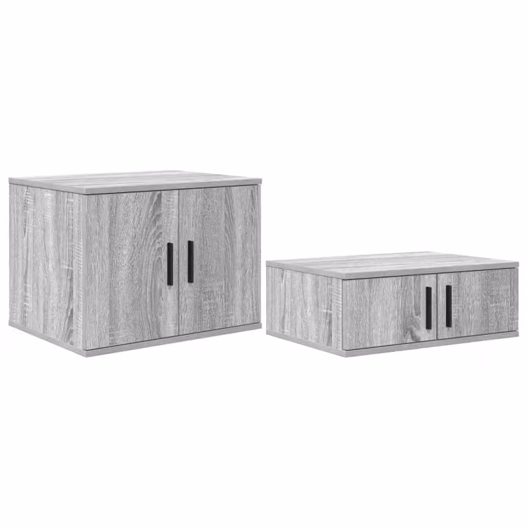 Berkfield Home Sonoma Grey Storage Cabinet, W/D/H: 118 x 40 x 40 cm