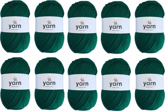 Korbond Yarn Emerald 10 x 100g Pack