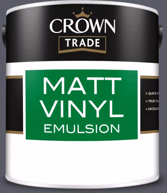 Crown Trade Aftershow Matt Vinyl Dispersion Paint, Multicolour, 2.5 l – 1