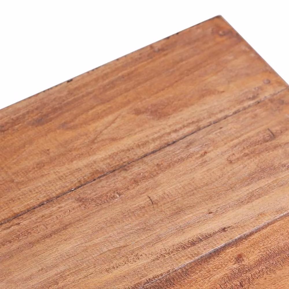 Berkfield Home Rectangular Coffee Table in Brown Solid Reclaimed Wood W/D/H: 60 x 45 x 23 cm – 3