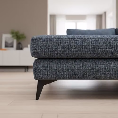 Abakus Direct Venice Modern L-Shaped Corner Sofa in Blue with Scatter Back Cushions and Solid Wood Frame, Left Hand Facing, W/D/H: 289 x 146 x 81 cm – 3