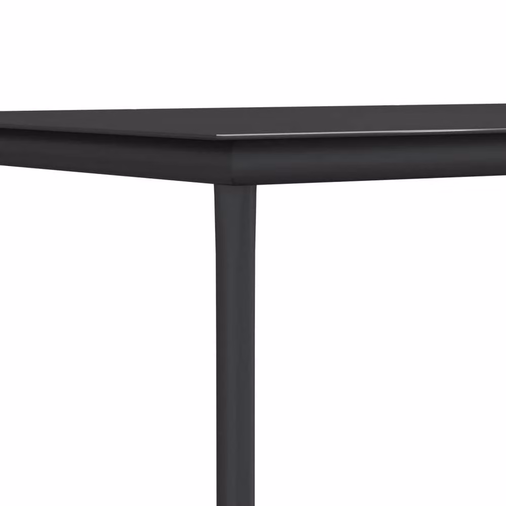 Berkfield Home Beautiful 5 Piece Garden Dining Set in Black Textilene and Steel – 5