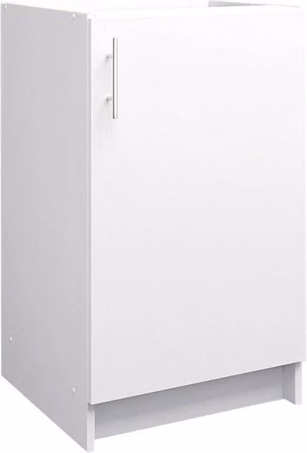 SPETLEK Modern White Kitchen Base Unit with Hinged Doors and Internal Shelves – 1