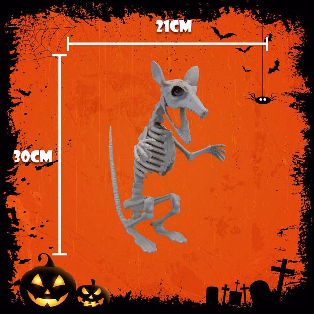 VFM e-Store White Skeleton Rat Halloween Tabletop Decoration – 2