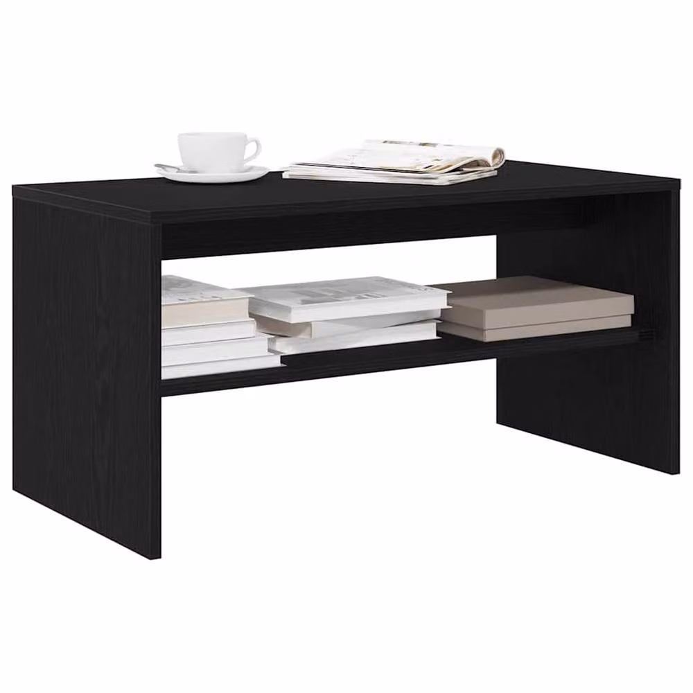 Berkfield Home Modern Black Oak TV Cabinet, W/D/H: 80 x 40 x 40 cm – 2