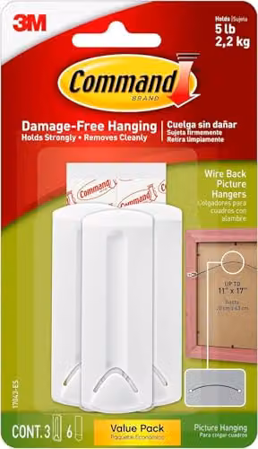 3M Command Wire-Backed Picture Hanger Value Pack in White – 1