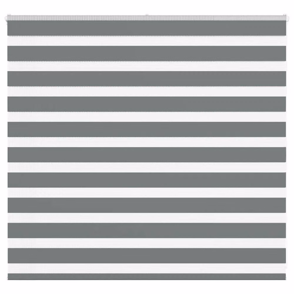 Berkfield Home Zebra Blind in Dark Grey, W: 155 cm, H: 100 cm – 2