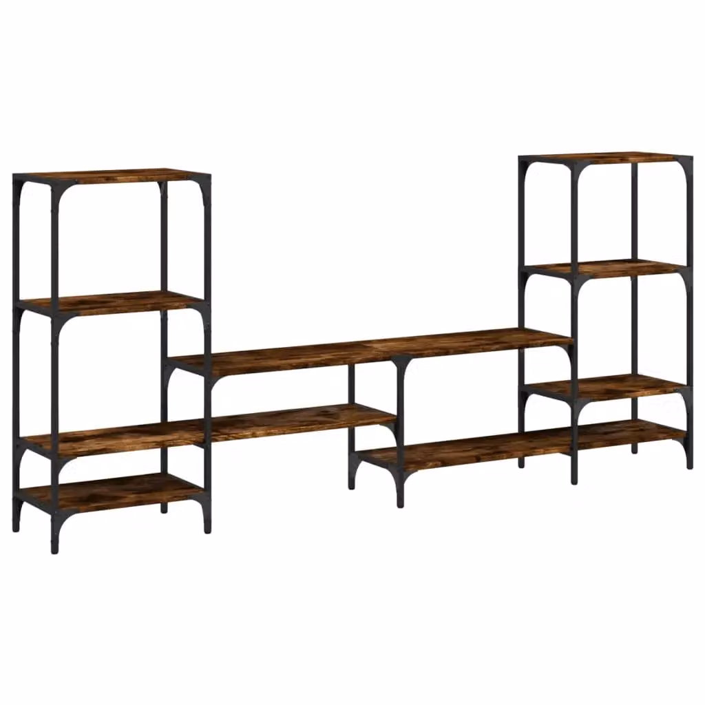 Berkfield Home Smoked Oak TV Cabinet in Brown, W/D/H: 206.5 x 28.5 x 95 cm – 2