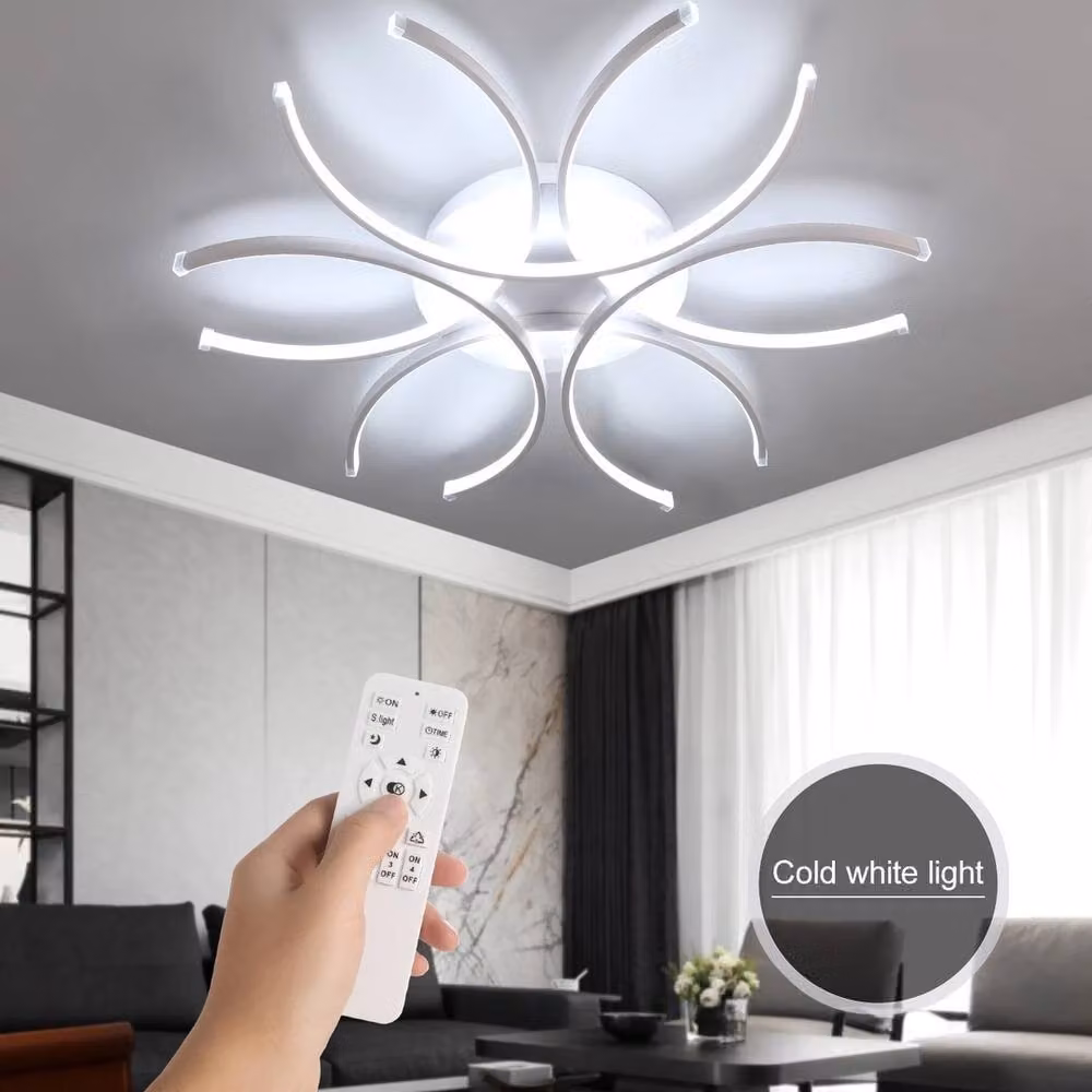 Havendro Modern LED Ceiling Light Chandelier in White – 3