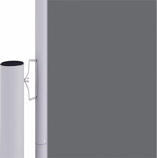 Berkfield Home Retractable Side Awning in Anthracite Grey, W/H: 1000 x 200 cm – 1