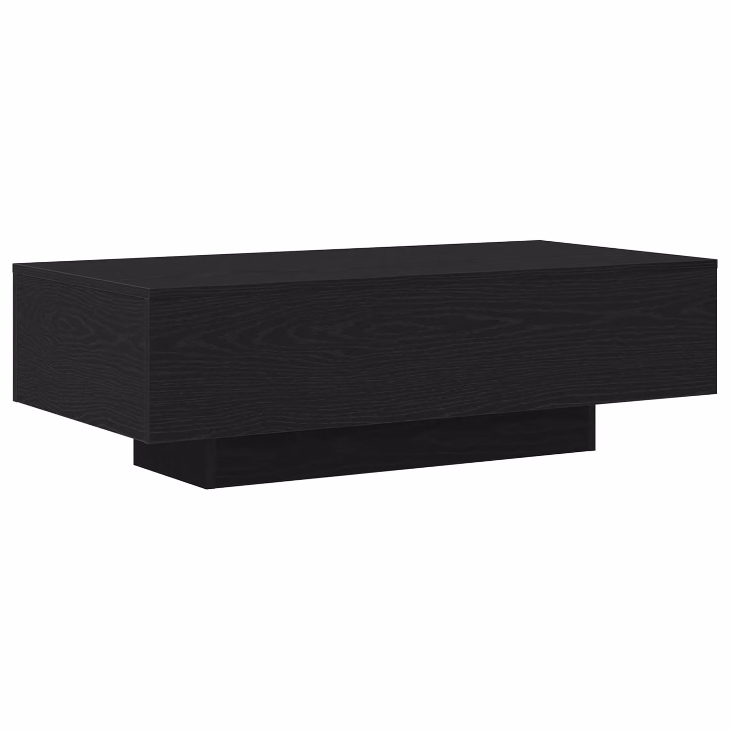 Berkfield Home Modern Black Oak Coffee Table, W/D/H: 100 x 30 x 36.5 cm – 2