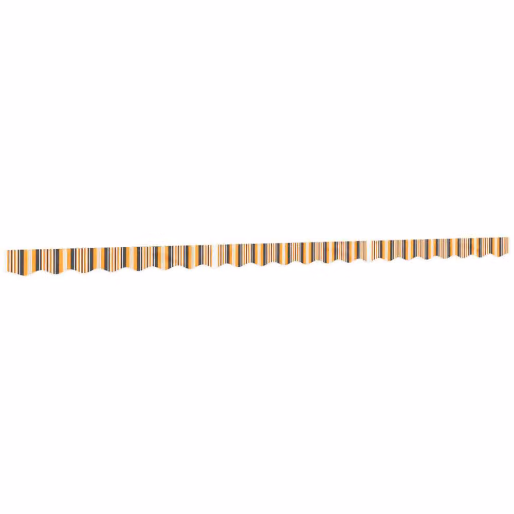 Berkfield Home Replacement Awning Valance Fabric in Yellow and Grey Stripe, 5 m – 2